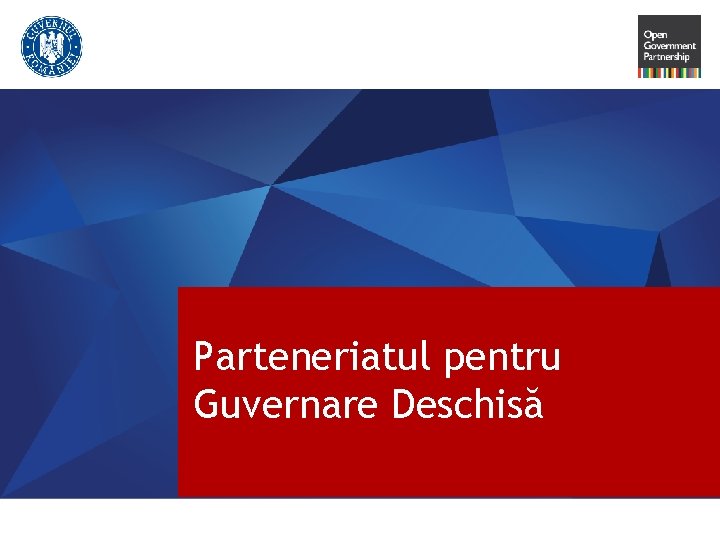 Parteneriatul pentru Guvernare Deschisă 