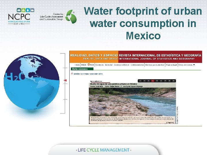 Water footprint of urban water consumption in Mexico 