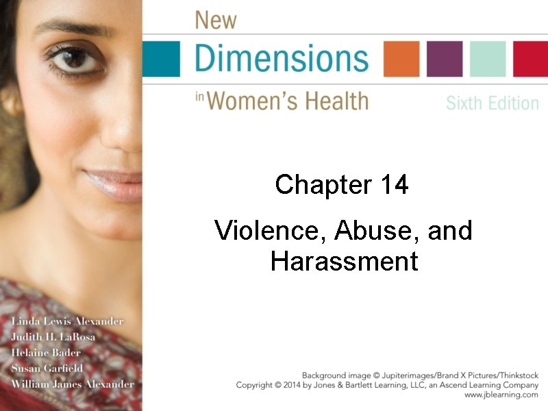 Chapter 14 Violence, Abuse, and Harassment 