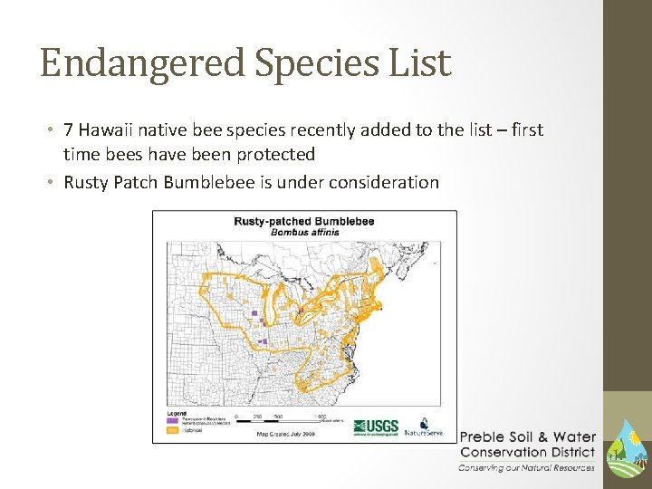 Endangered Species List • 7 Hawaii native bee species recently added to the list