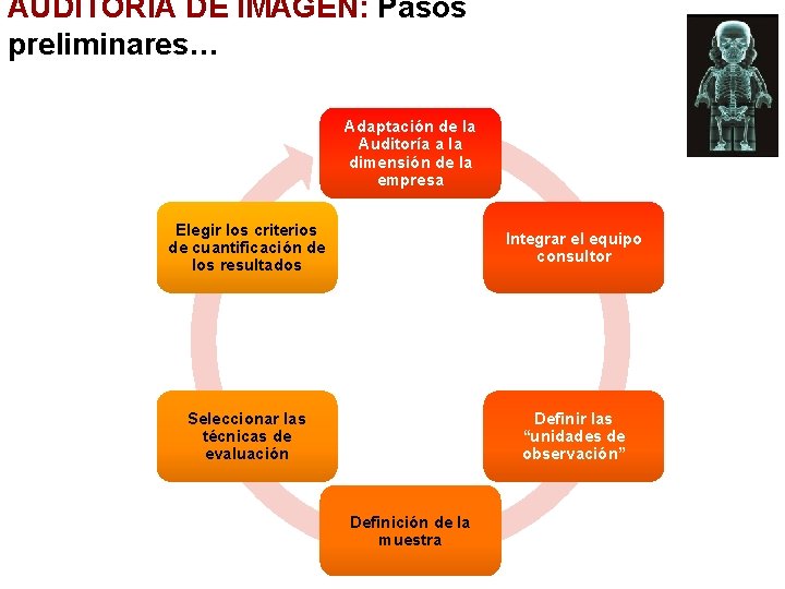 AUDITORÍA DE IMAGEN: Pasos preliminares… Adaptación de la Auditoría a la dimensión de la AUDITORÍA DE IMAGEN: Pasos preliminares… Adaptación de la Auditoría a la dimensión de la