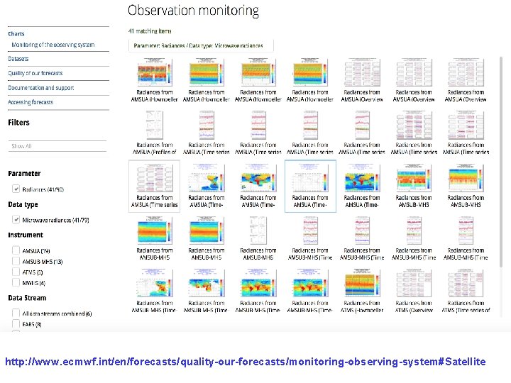 http: //www. ecmwf. int/en/forecasts/quality-our-forecasts/monitoring-observing-system#Satellite 