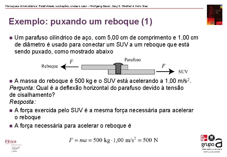 Física para Universitários: Relatividade, oscilações, ondas e calor – Wolfgang Bauer, Gary D. Westfall