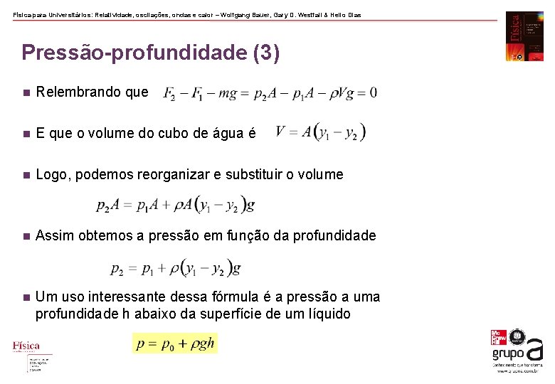 Física para Universitários: Relatividade, oscilações, ondas e calor – Wolfgang Bauer, Gary D. Westfall