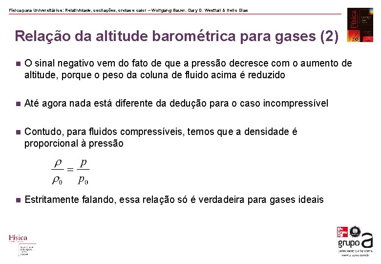 Física para Universitários: Relatividade, oscilações, ondas e calor – Wolfgang Bauer, Gary D. Westfall