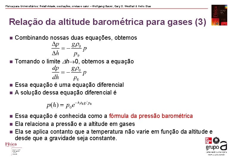 Física para Universitários: Relatividade, oscilações, ondas e calor – Wolfgang Bauer, Gary D. Westfall