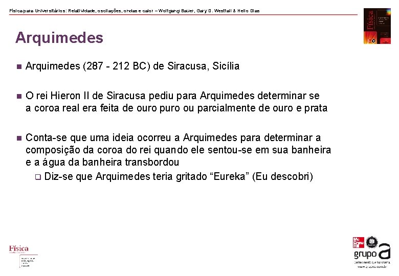 Física para Universitários: Relatividade, oscilações, ondas e calor – Wolfgang Bauer, Gary D. Westfall