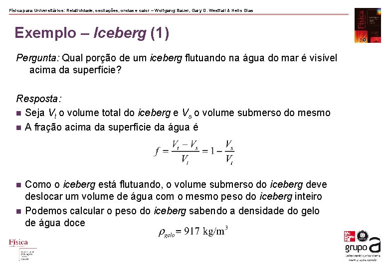 Física para Universitários: Relatividade, oscilações, ondas e calor – Wolfgang Bauer, Gary D. Westfall