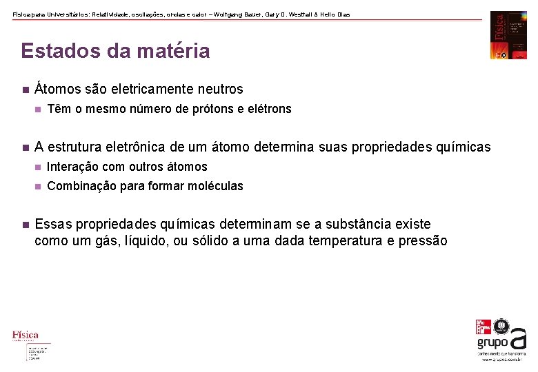 Física para Universitários: Relatividade, oscilações, ondas e calor – Wolfgang Bauer, Gary D. Westfall