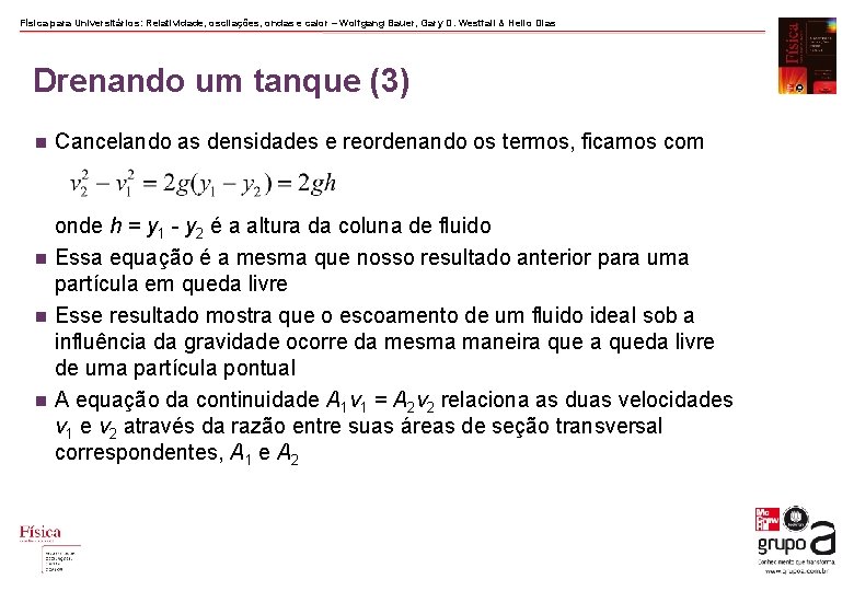 Física para Universitários: Relatividade, oscilações, ondas e calor – Wolfgang Bauer, Gary D. Westfall