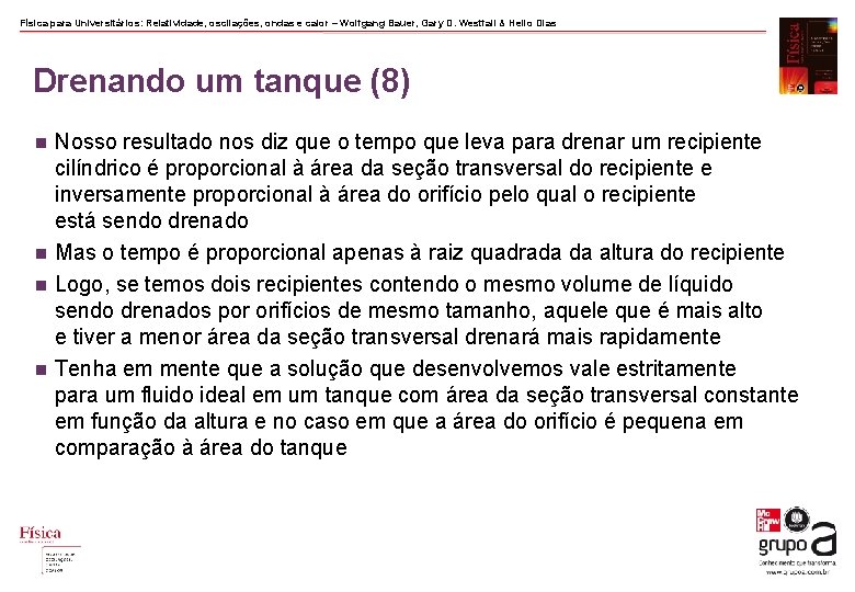 Física para Universitários: Relatividade, oscilações, ondas e calor – Wolfgang Bauer, Gary D. Westfall