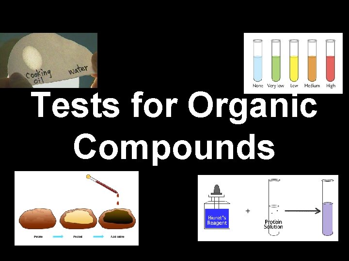 Tests for Organic Compounds 