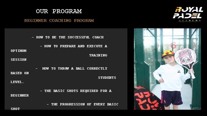 OUR PROGRAM BEGINNER COACHING PROGRAM - HOW TO BE THE SUCCESSFUL COACH - HOW OUR PROGRAM BEGINNER COACHING PROGRAM - HOW TO BE THE SUCCESSFUL COACH - HOW