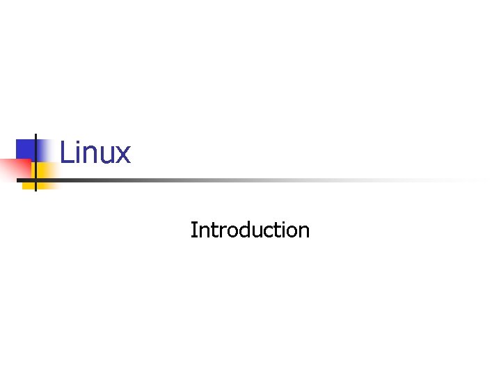 Iginition Linux Linux Introduction It All Started With UNIX n