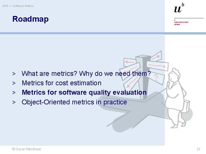 ESE — Software Metrics Roadmap > What are metrics? Why do we need them?