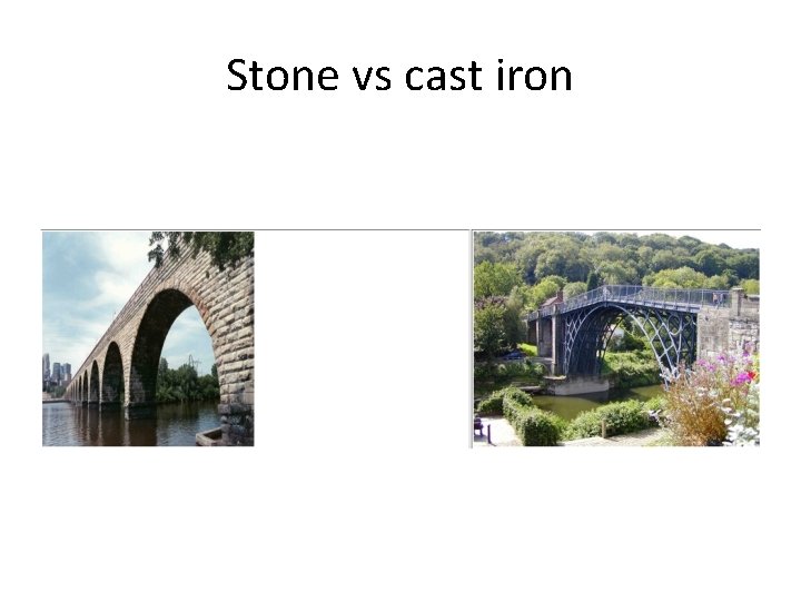Stone vs cast iron 