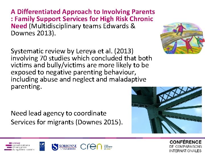 A Differentiated Approach to Involving Parents : Family Support Services for High Risk Chronic
