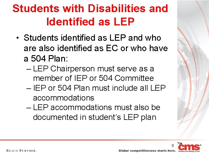 Students with Disabilities and Identified as LEP • Students identified as LEP and who Students with Disabilities and Identified as LEP • Students identified as LEP and who