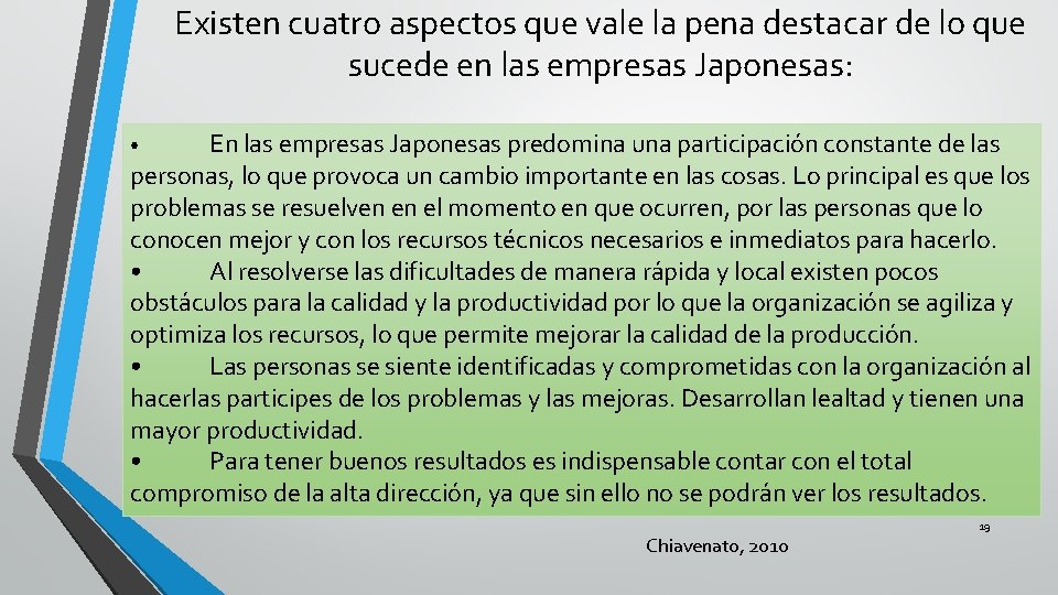 Existen cuatro aspectos que vale la pena destacar de lo que sucede en las