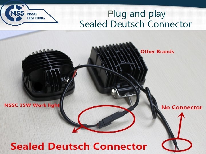 Plug and play Sealed Deutsch Connector 