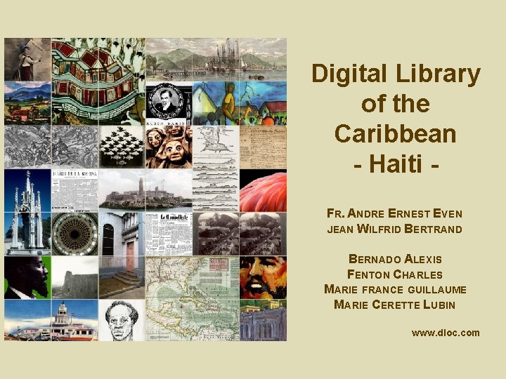 Digital Library of the Caribbean - Haiti FR. ANDRE ERNEST EVEN JEAN WILFRID BERTRAND