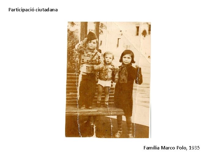 Participació ciutadana Família Marco Polo, 1935 