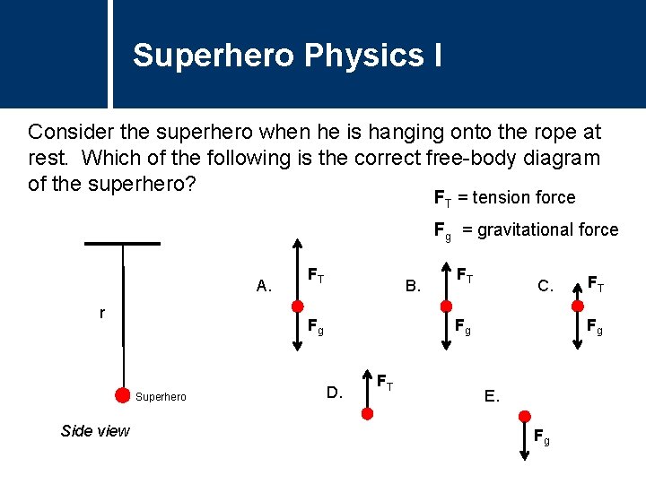 Superhero Physics I Question Title Consider the superhero when he is hanging onto the Superhero Physics I Question Title Consider the superhero when he is hanging onto the