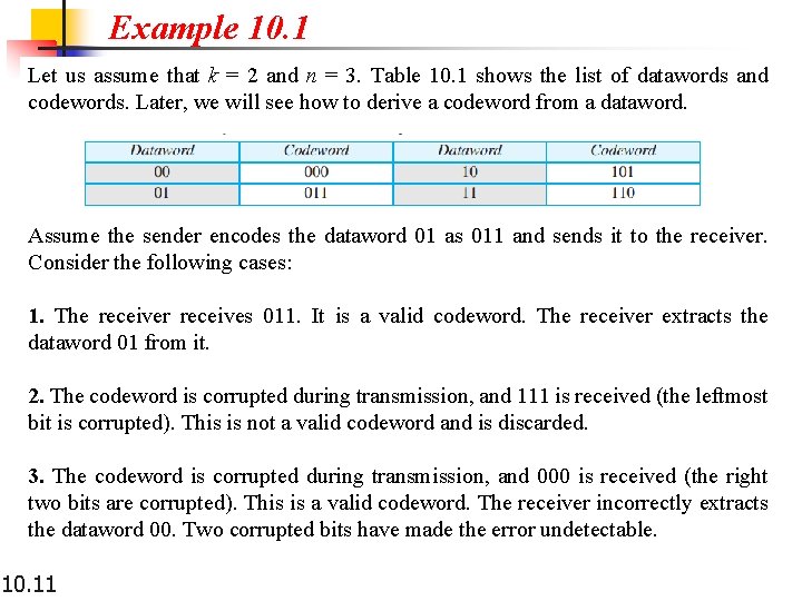 Example 10. 1 Let us assume that k = 2 and n = 3.