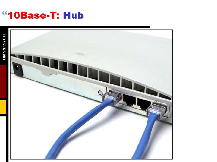 The Saigon CTT }10 Base-T: Hub The Saigon CTT }10 Base-T: Hub