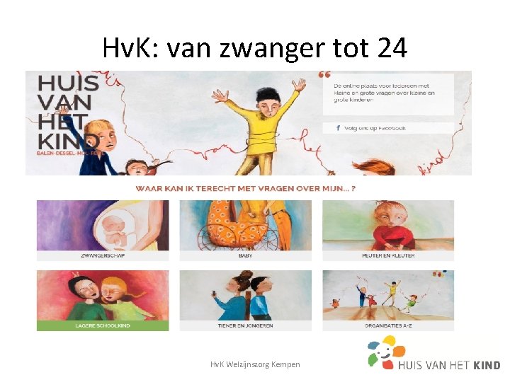 Hv. K: van zwanger tot 24 Hv. K Welzijnszorg Kempen 18 Hv. K: van zwanger tot 24 Hv. K Welzijnszorg Kempen 18