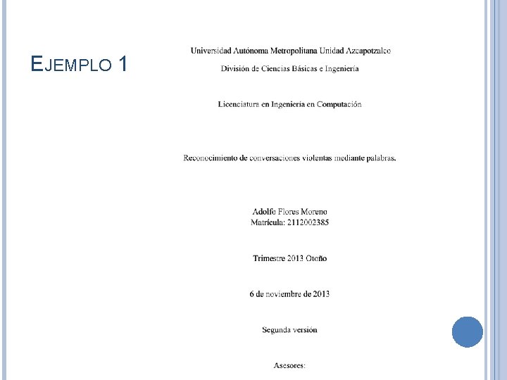 EJEMPLO 1 