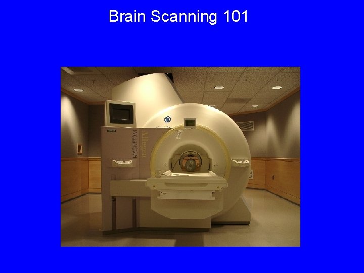 Brain Scanning 101 