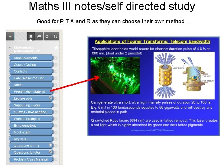 Maths III notes/self directed study Good for P, T, A and R as they