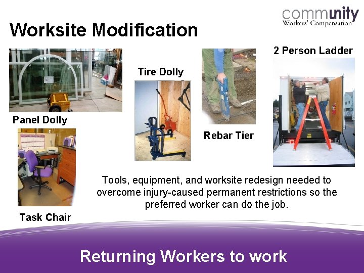 Worksite Modification 2 Person Ladder Tire Dolly Panel Dolly Rebar Tier Tools, equipment, and Worksite Modification 2 Person Ladder Tire Dolly Panel Dolly Rebar Tier Tools, equipment, and