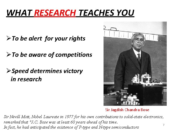 WHAT RESEARCH TEACHES YOU ØTo be alert for your rights ØTo be aware of