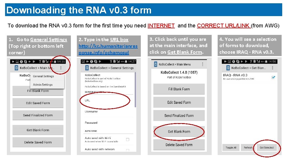Downloading the RNA v 0. 3 form To download the RNA v 0. 3