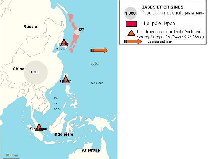 BASES ET ORIGINES 1 300 Le pôle Japon Russie 127 Les dragons aujourd’hui développés