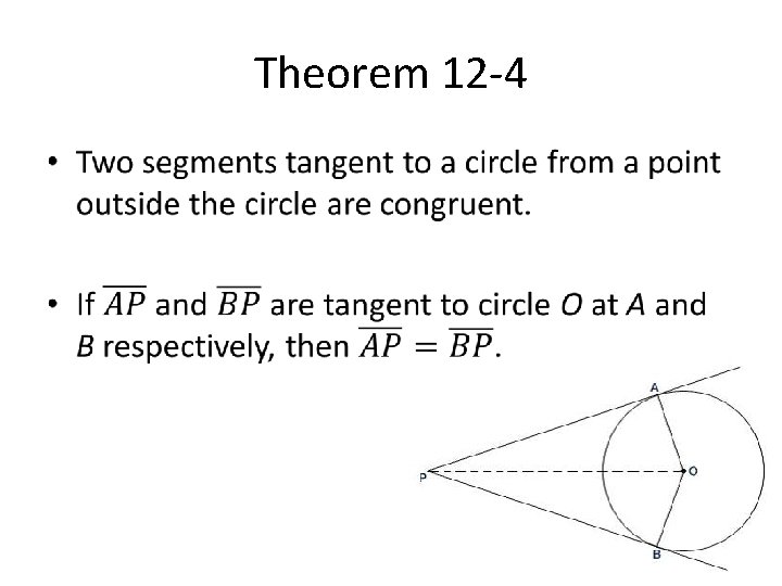 Theorem 12 -4 • 