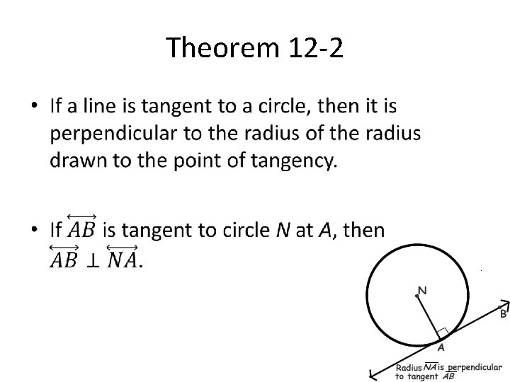 Theorem 12 -2 • 