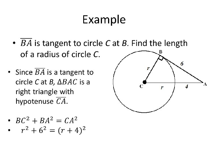 Example • 