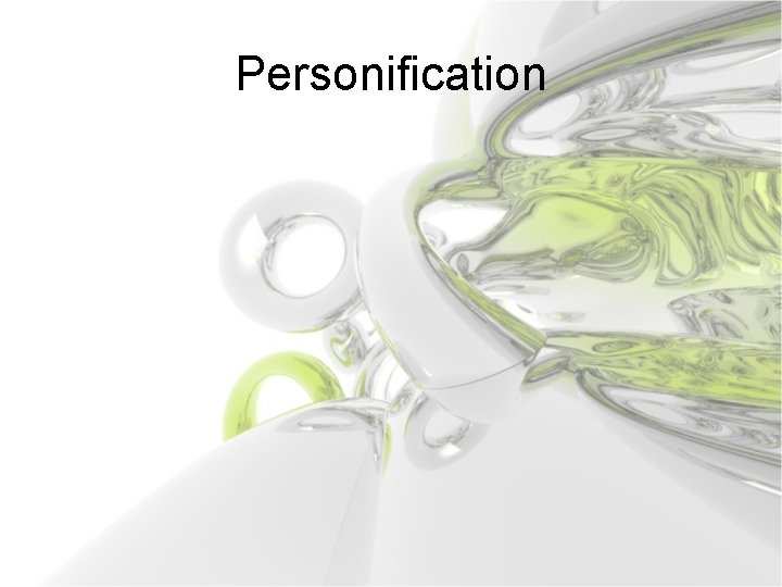 Personification 