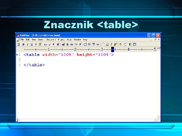 Damian Urbaczyk x HTML Tabele Podstawy budowy tabel
