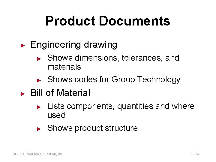 Product Documents ► Engineering drawing ► ► ► Shows dimensions, tolerances, and materials Shows