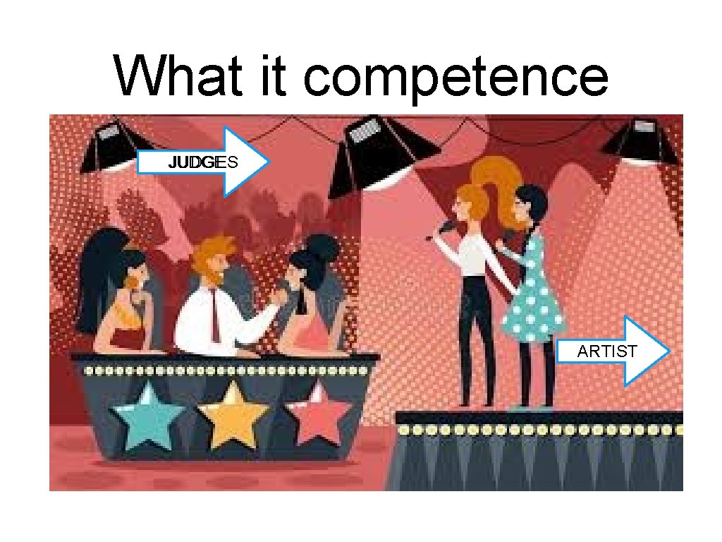 What it competence JUDGES ARTIST 