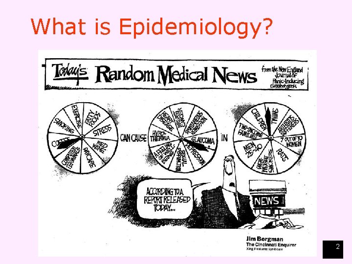 What is Epidemiology? 2 