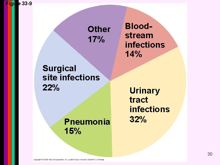 Figure 33 -9 Other 17% Surgical site infections 22% Pneumonia 15% Bloodstream infections 14%