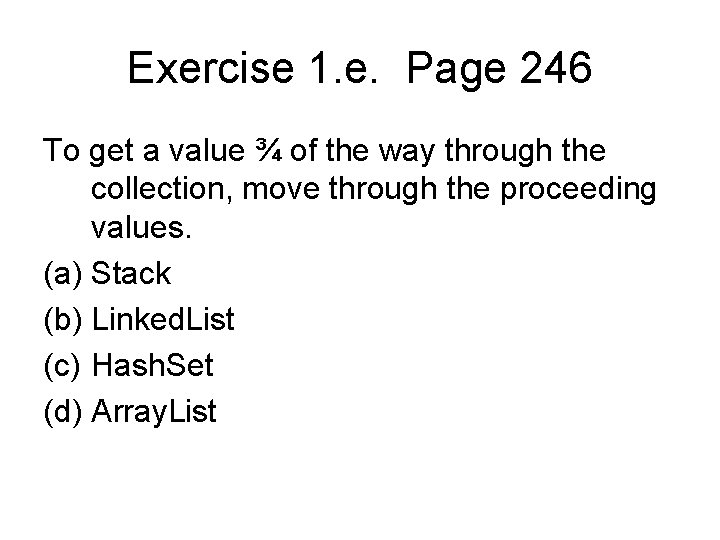 Exercise 1 A Page 246 You Want A