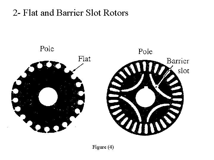 2 - Flat and Barrier Slot Rotors Figure (4) 