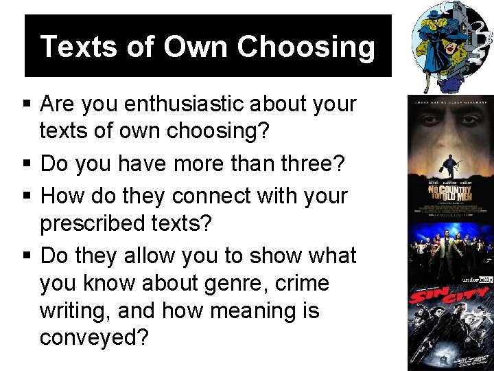 Texts of Own Choosing Are you enthusiastic about your texts of own choosing? Do