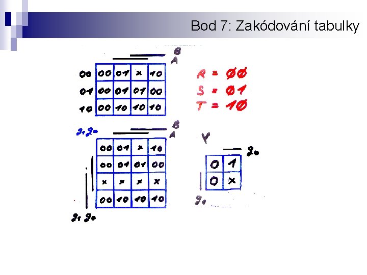 Bod 7: Zakódování tabulky 